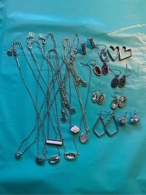 Mixed lot of Kendra Scott necklaces and earrings